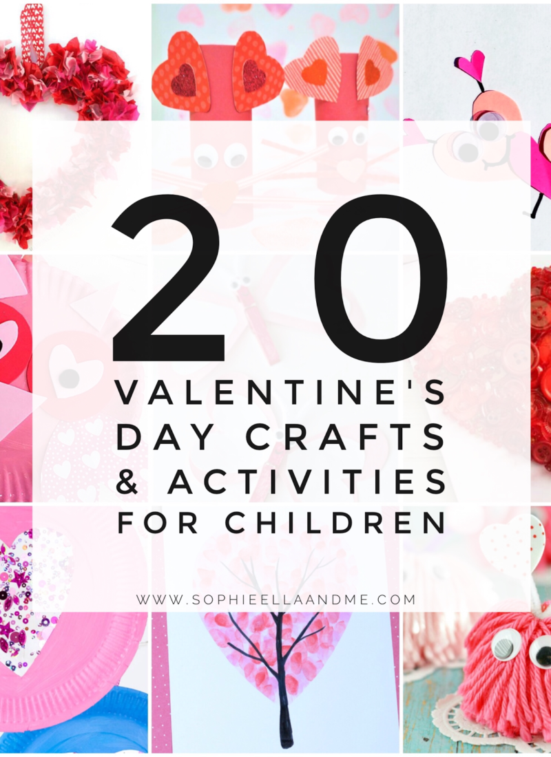 20 Valentine’s Day Crafts & Activities For Children