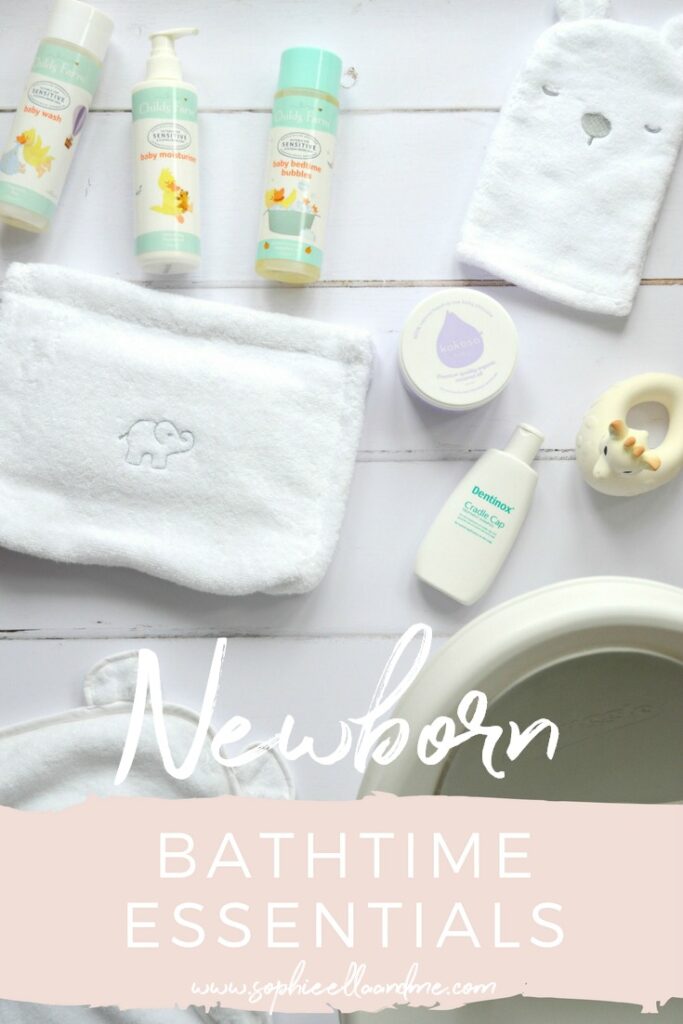 Newborn Bathtime Essentials