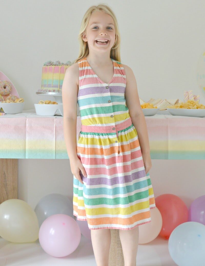 Sophie’s Pastel Rainbow Themed 6th Birthday Party